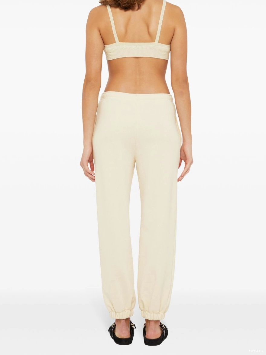 Cheap Women tapered Alanui trousers bead-embellished 0324
